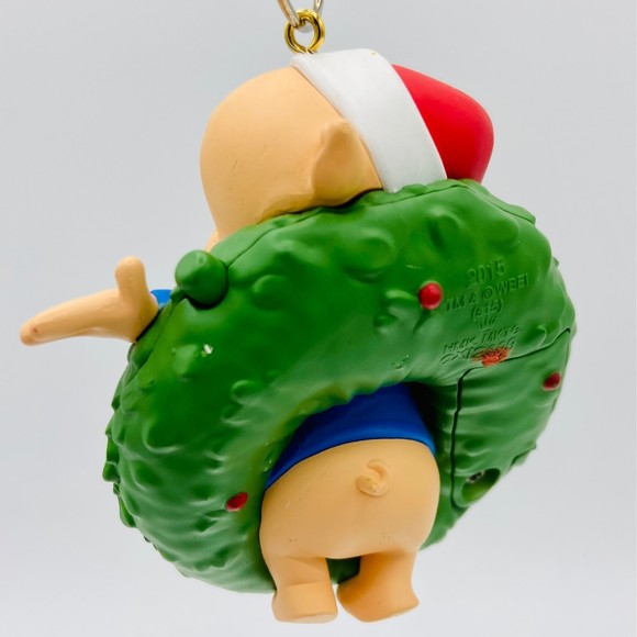 2015 Hallmark PORKY PIG MERRY CHRISTMAS FOLKS Magic Ornament LOONEY TUNES - Picture 3 of 5